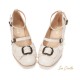 Iris Corolla Frame Square Heel Shoes(Reservation/8 Colours/Full Payment Without Shipping)